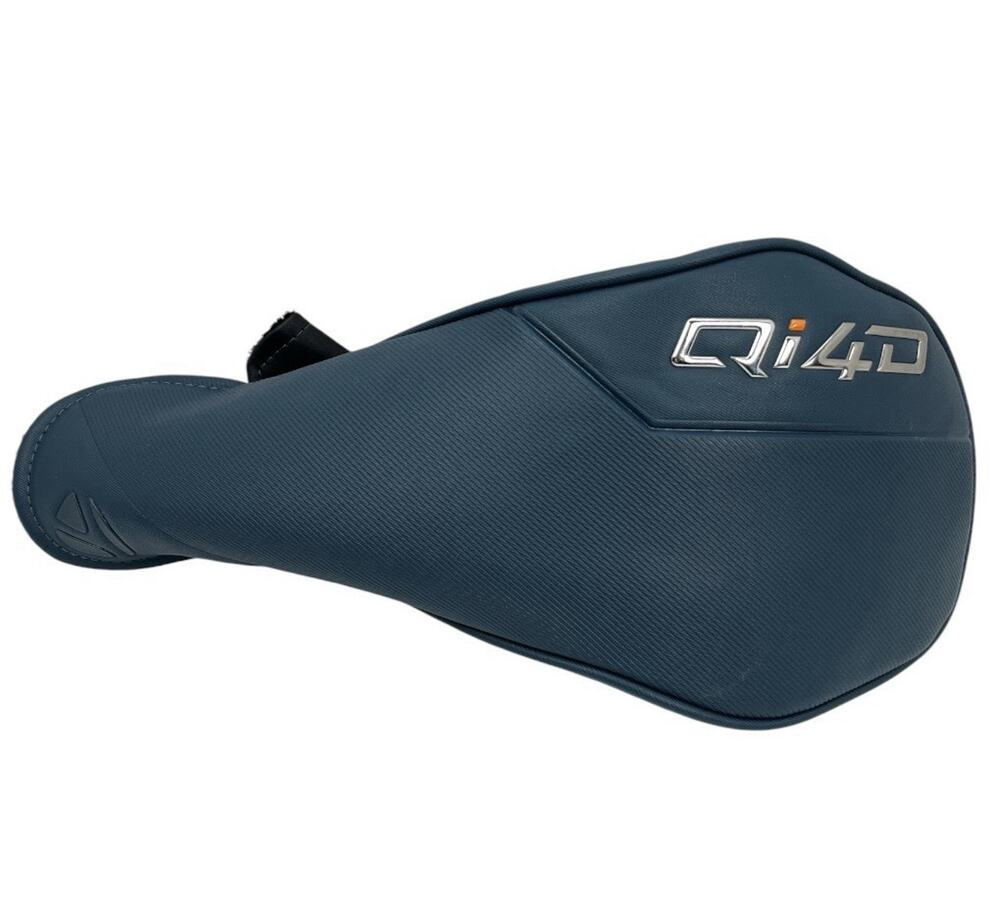 TaylorMade Qi4D Driver Headcover Navy Blue Teal Silver Golf Club Cover NWOT